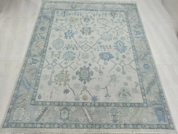 CELESTEL Oushak style Hand Knotted Rug