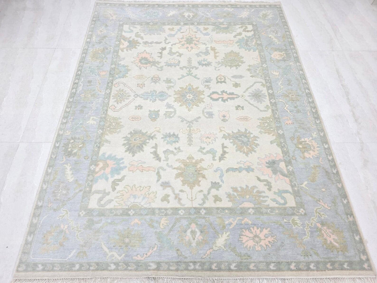 VEYA Oushak Style Hand Knotted Rug