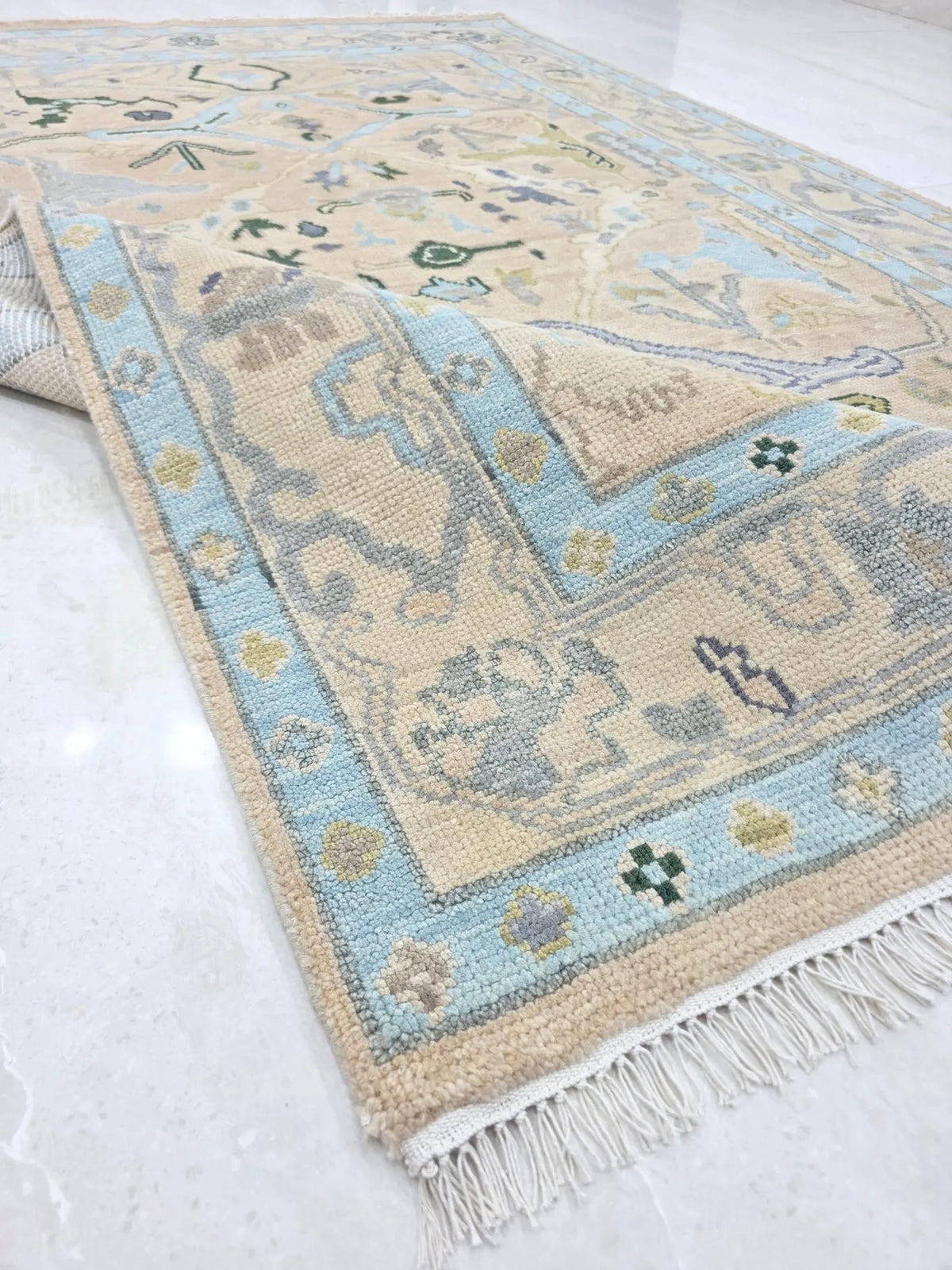 OPULENCE Oushak Style Hand Knotted Rug