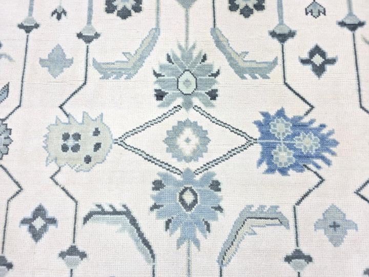 MOONSTONE Oushak Style Hand Knotted Rug