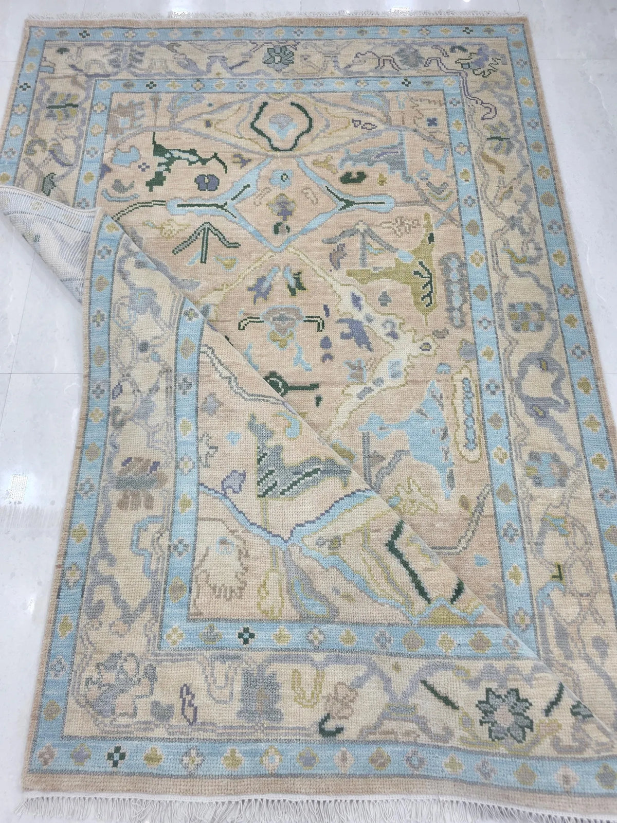 OPULENCE Oushak Style Hand Knotted Rug