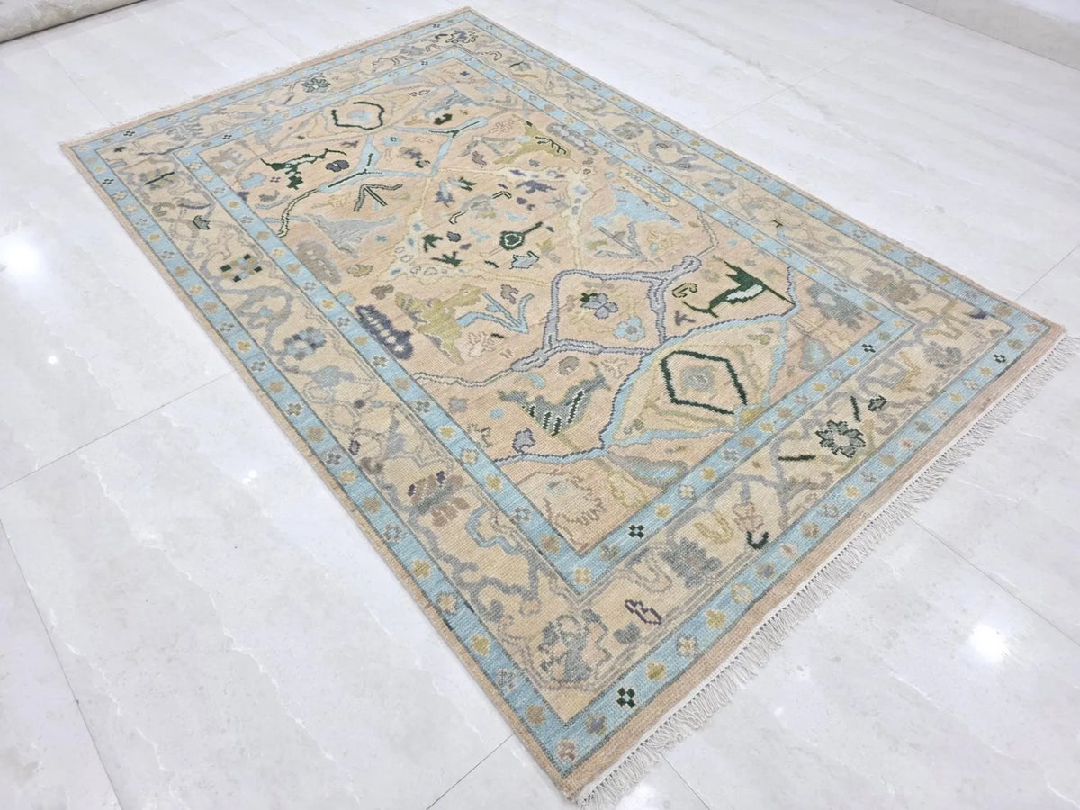 OPULENCE Oushak Style Hand Knotted Rug