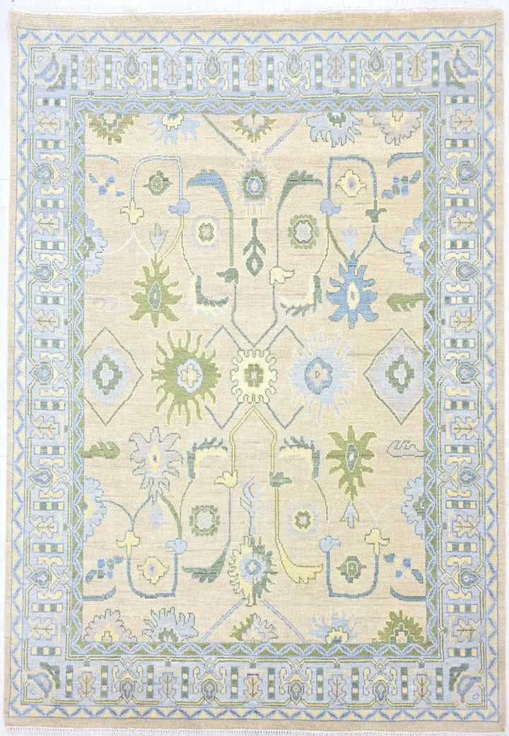 OPALINE Oushak Style Hand Knotted Rug
