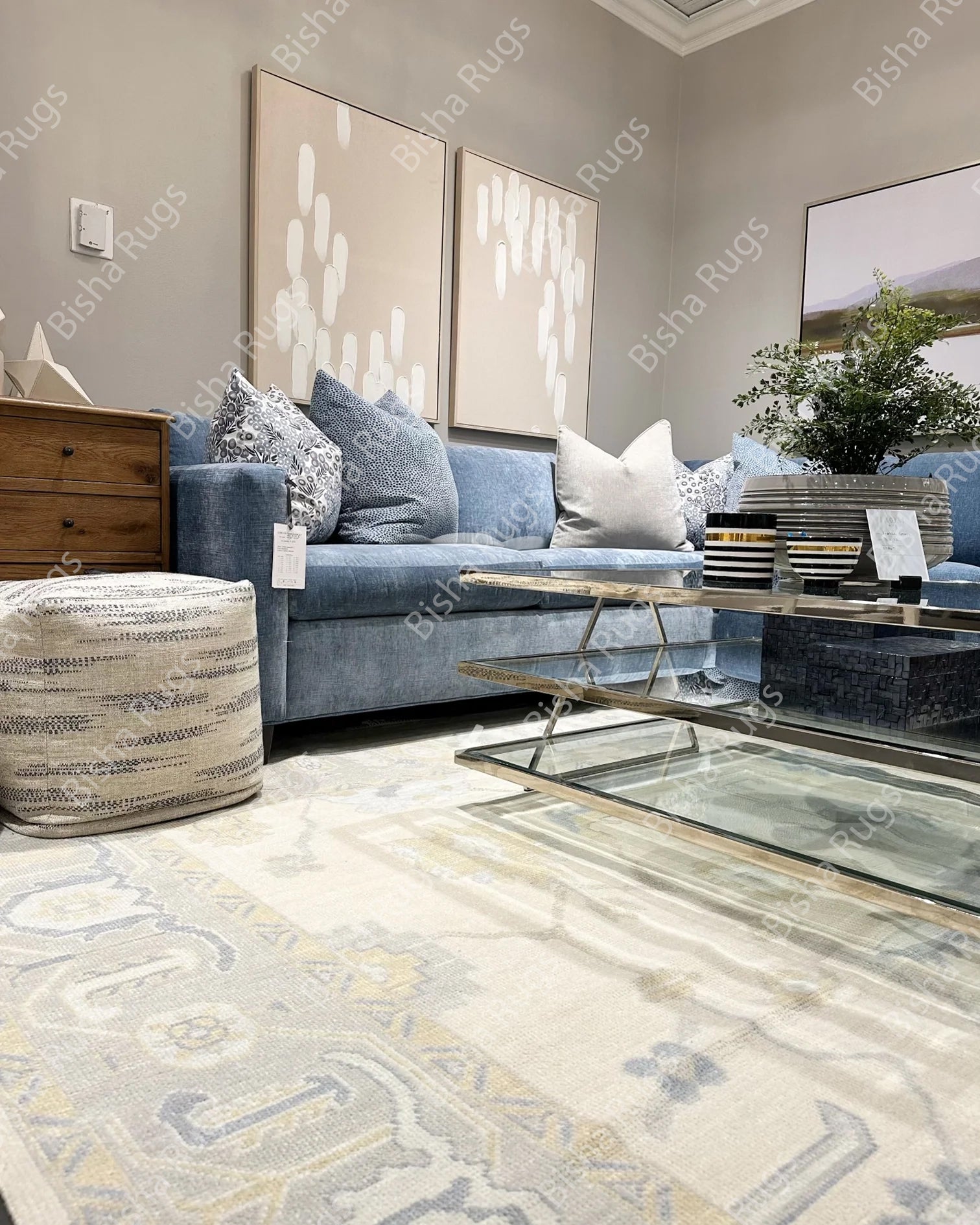 Oushak Area Rug A4