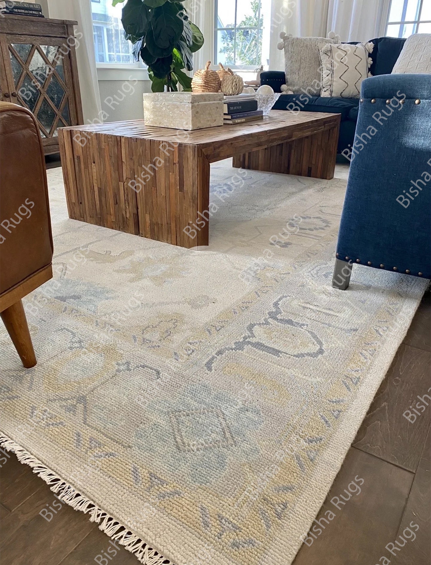 Oushak Area Rug A4