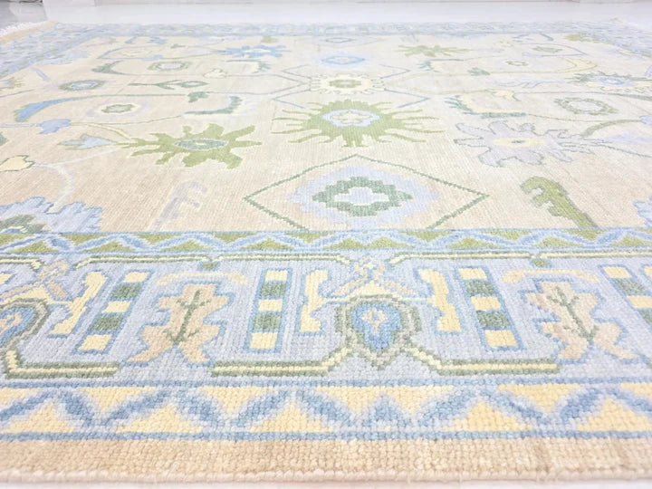 OPALINE Oushak Style Hand Knotted Rug