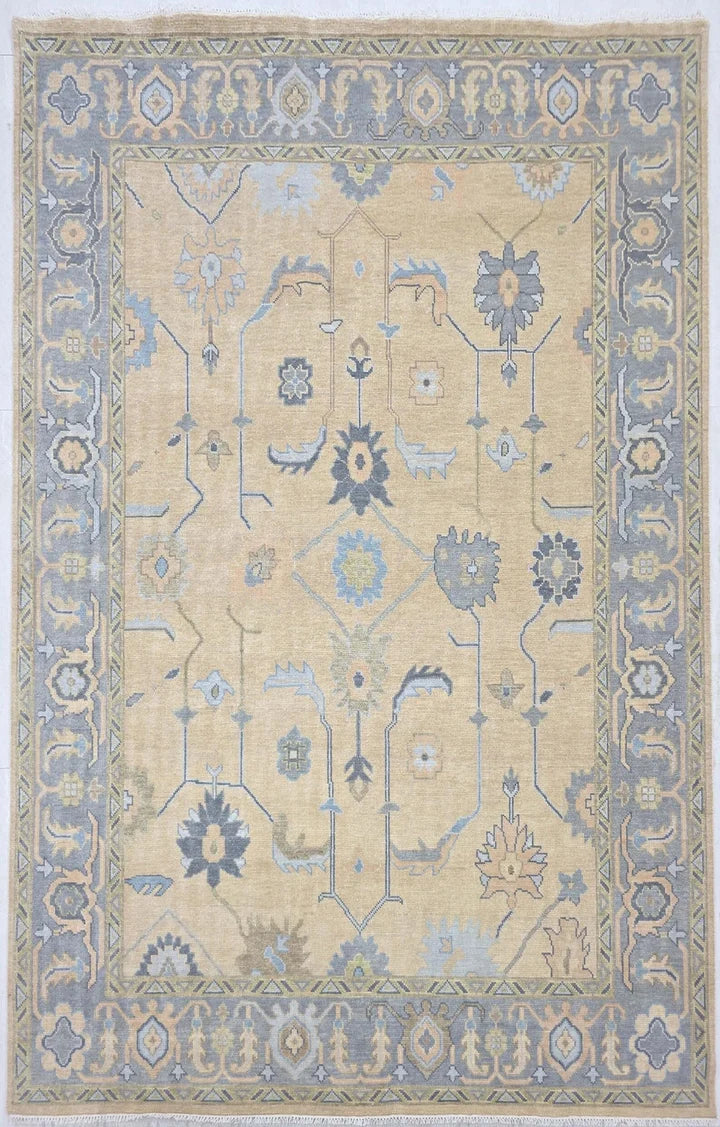 LUXEORA Oushak Style Hand Knotted Rug