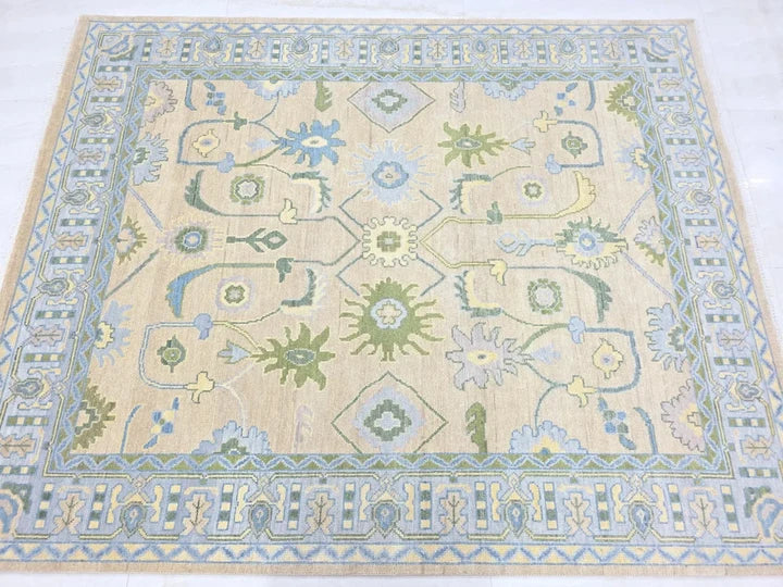 OPALINE Oushak Style Hand Knotted Rug