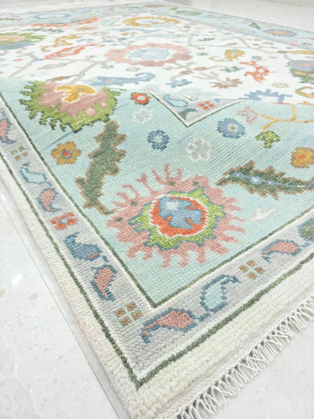 RIVA Oushak Style Hand Knotted Rug