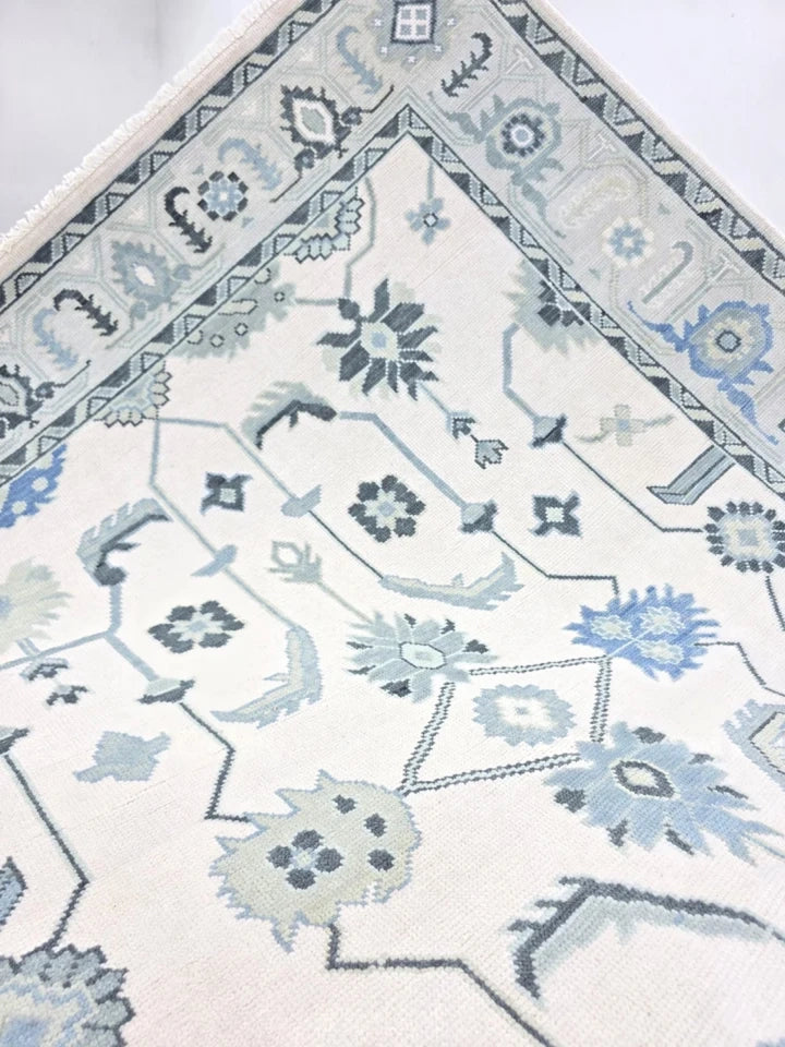 MOONSTONE Oushak Style Hand Knotted Rug