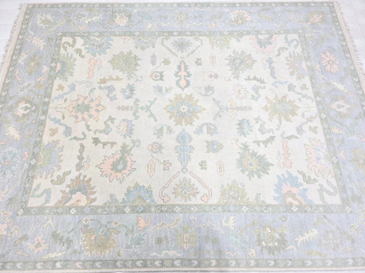VEYA Oushak Style Hand Knotted Rug