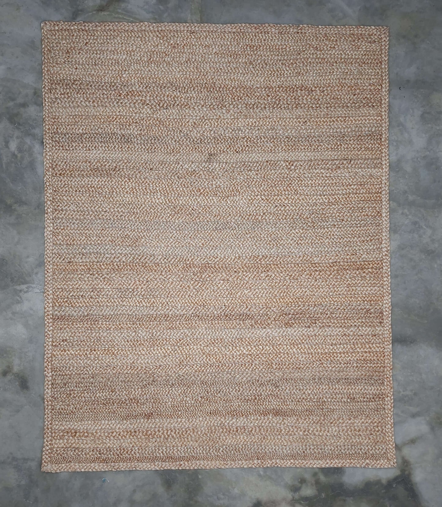 JP0031 CHUNKY PLATTED JUTE – NATURAL RUGS