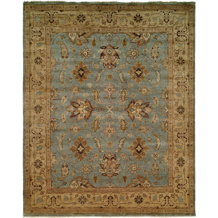 Hand Knotted Persian Design Wool Area Rug