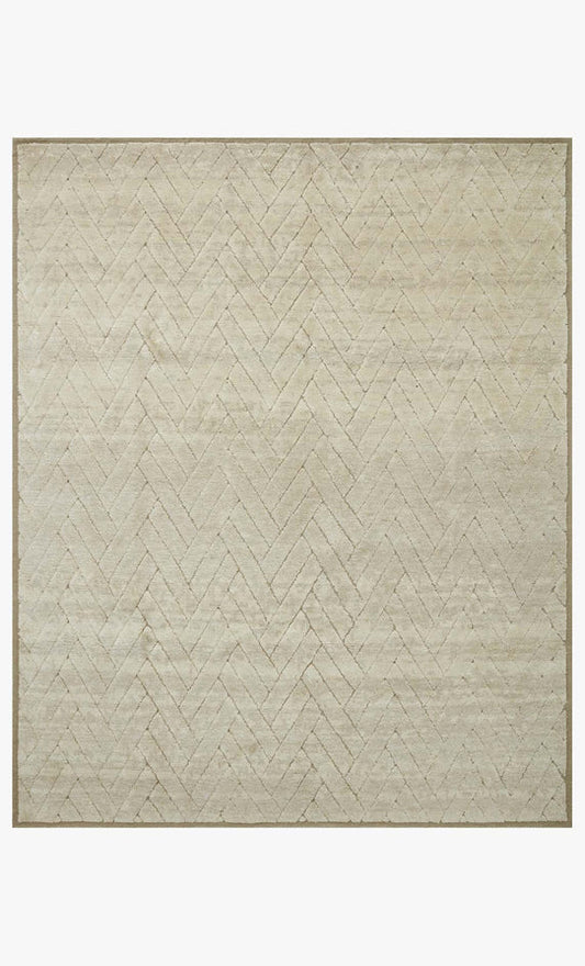 RD hand Tufted Bone and Fog Area Rug