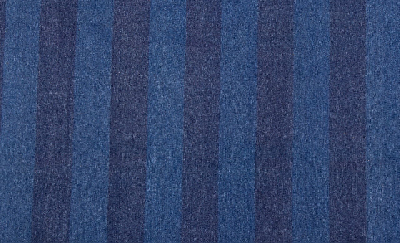 JP0052 BLUE STRIPES – ANTIQUE DENIM RUGS