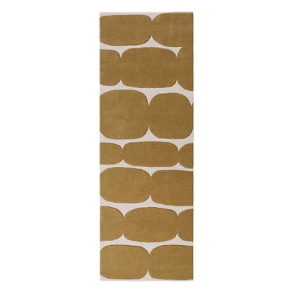 Mustard Color  Wool Area Rug