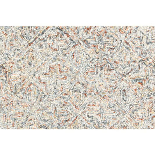 Color fields Tufted Wool Abstract Area Rug