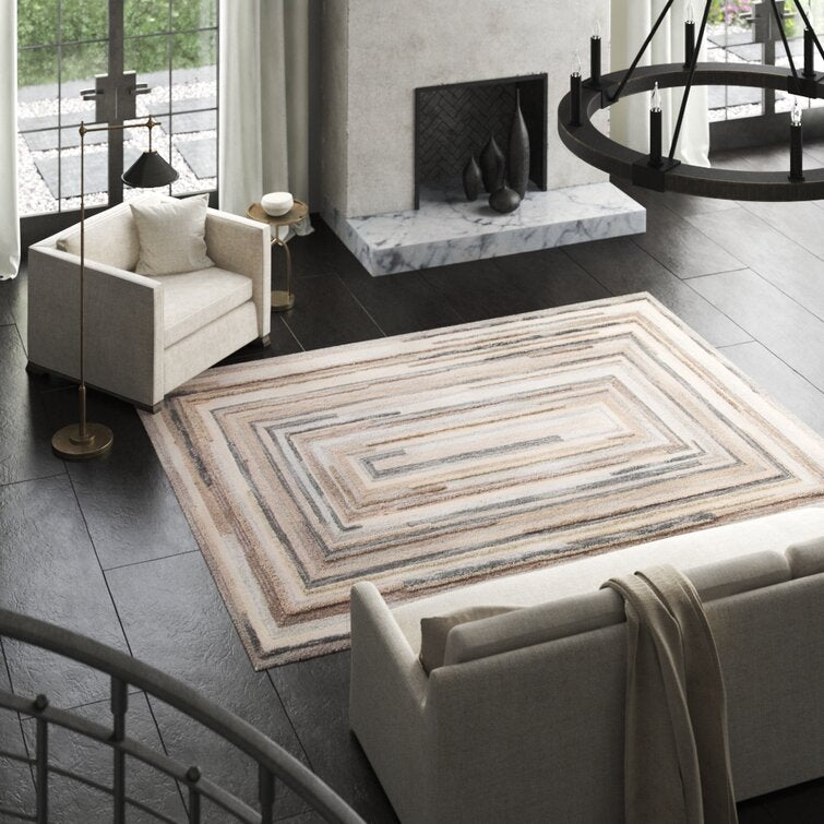 Multicolor Hand Tufted Wool Area Rug