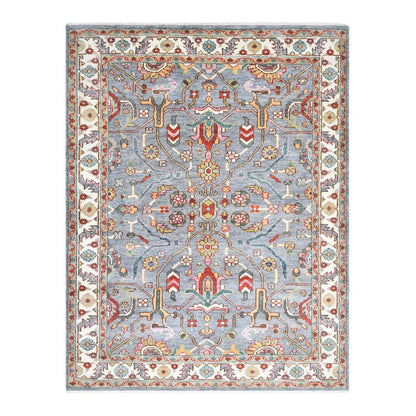 Multicolor Traditional Design  Wool Area Rug