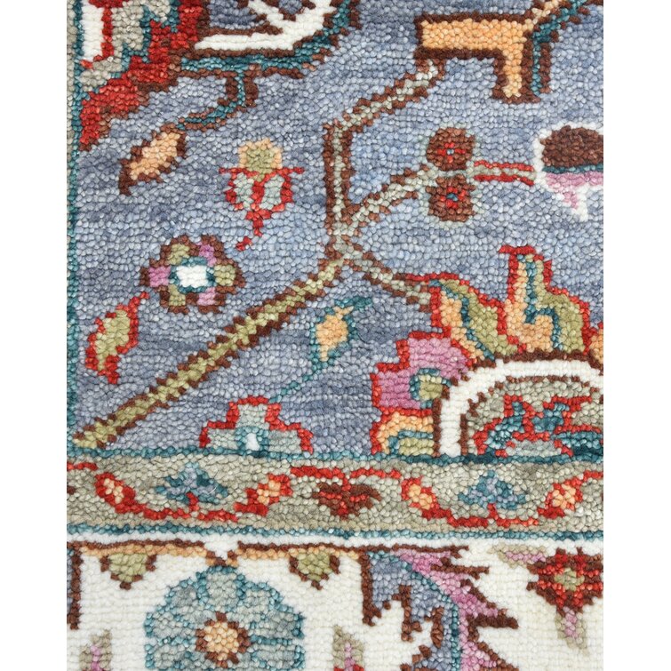Multicolor Traditional Design  Wool Area Rug