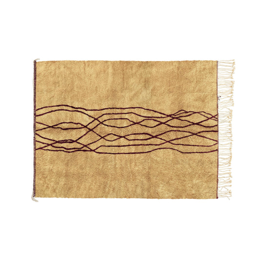 Flow Fawn and Burnt Red Bisha Rugs