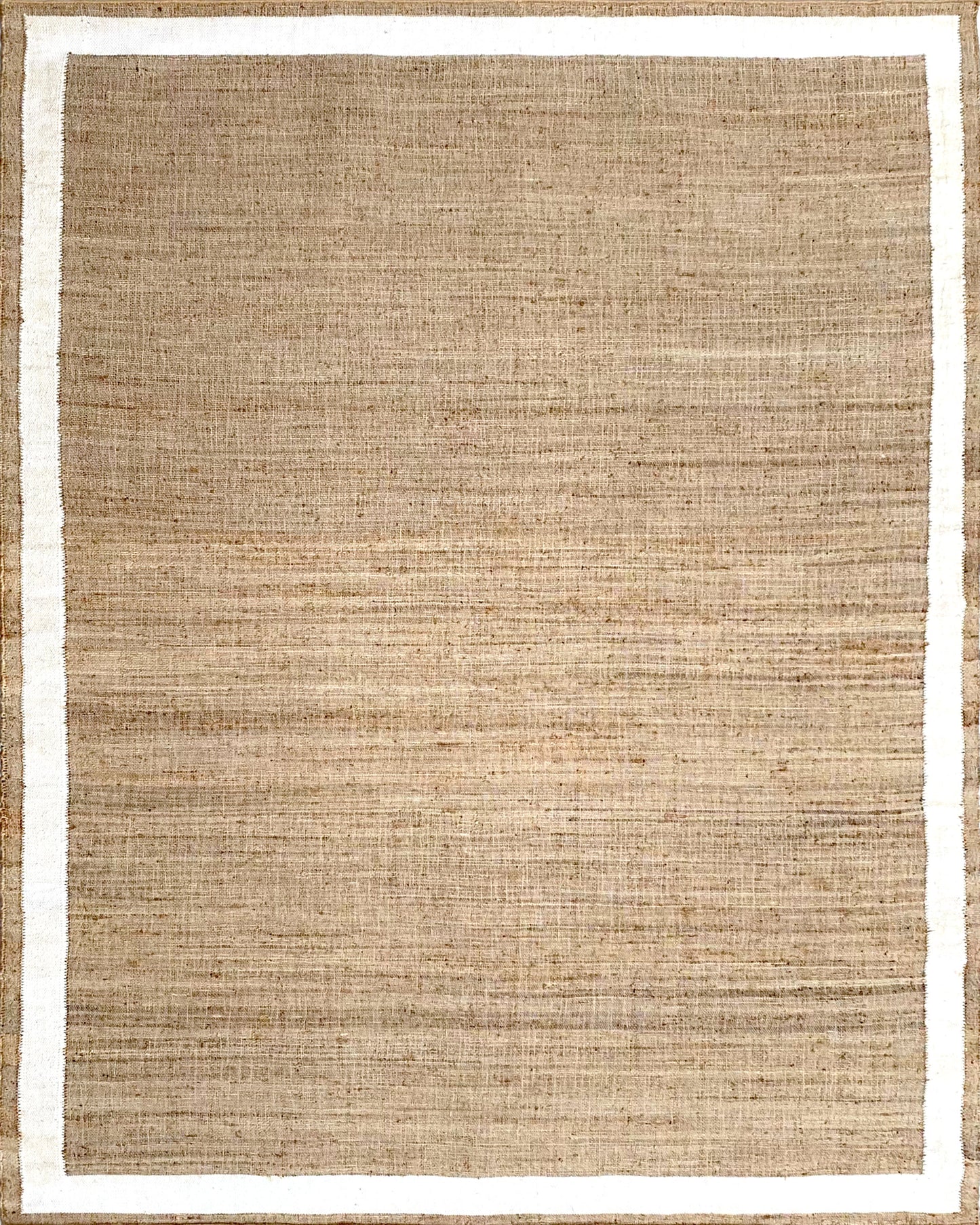 JP0019 THE JALI – NATURAL JUTE & WINTER WHITE RUGS