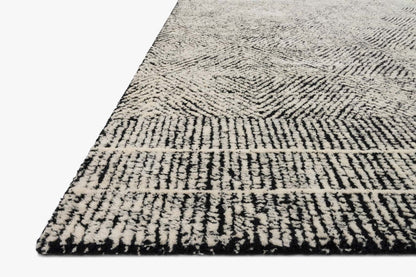 Hand Tufted Black / Ivory Area Rug
