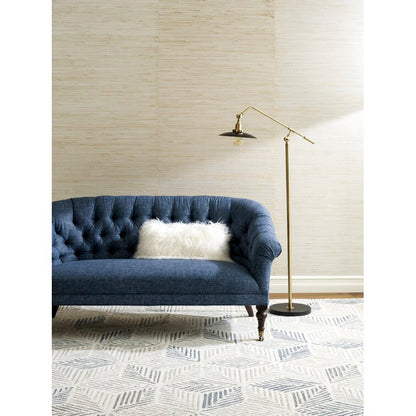 Gray and Beige Color Wool Area Rug