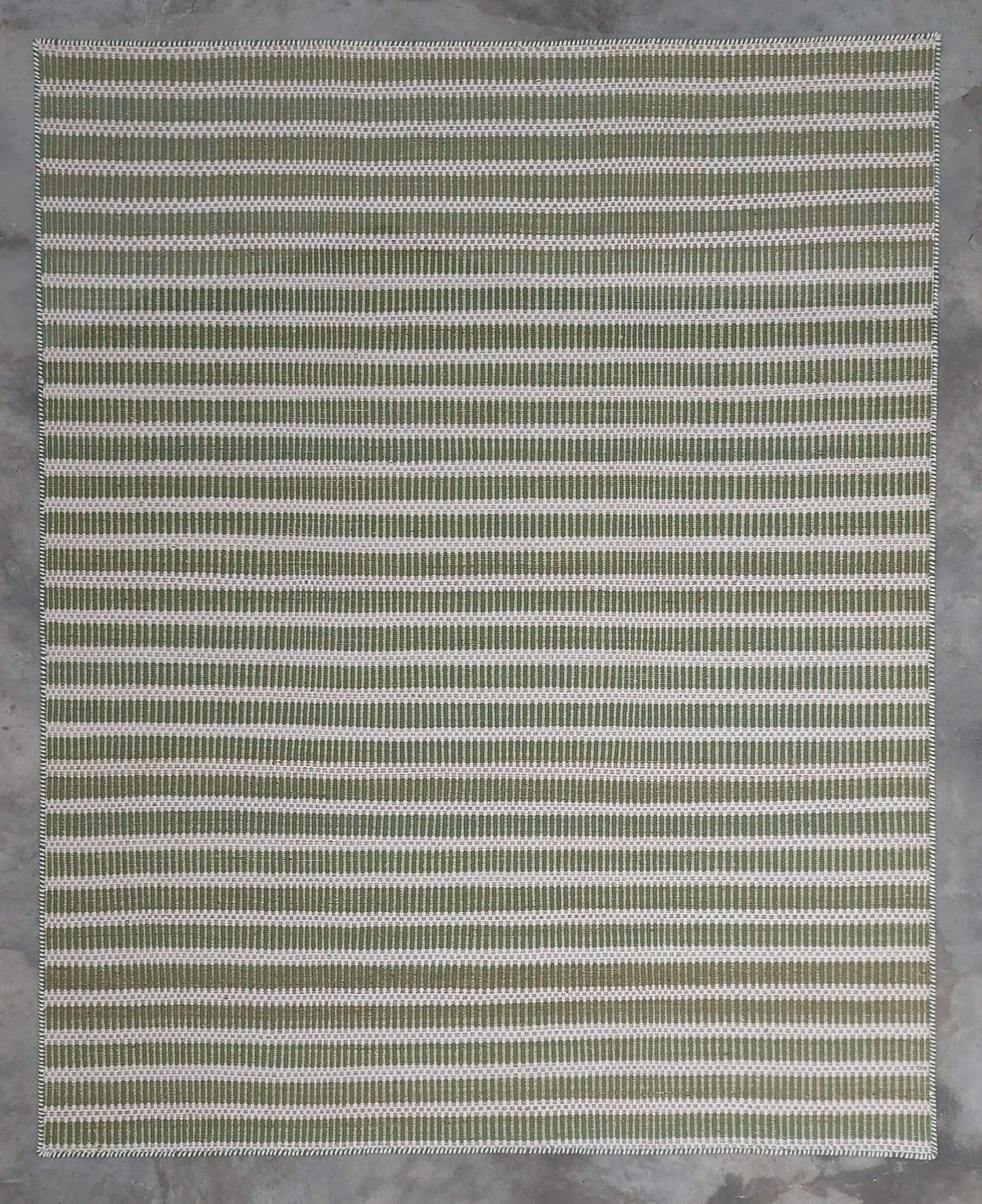 JP007 LINES – NATURAL JUTE & GRASS GREEN RUGS