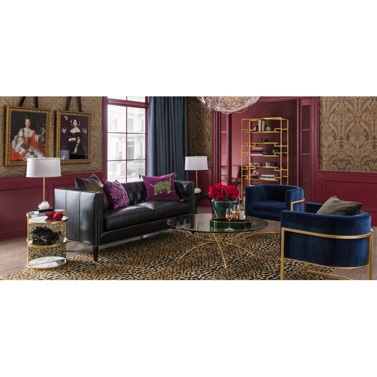 Black and Brown Color animal Print Design Wool Area Rug