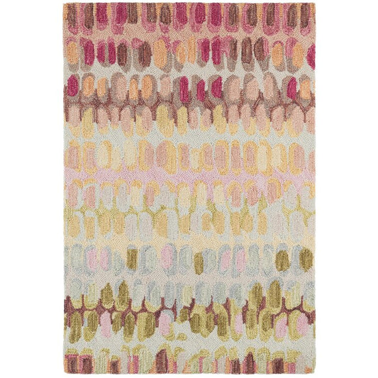 Multicolor Modern Hand Tufted  Wool Area Rug