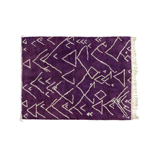 Range Aubergine and Taupe Bisha Rugs