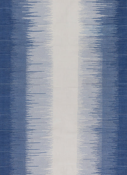 JP0047 RAJASTHAN STRIPES – BRIGHT BLUE & OFF WHITE RUGS