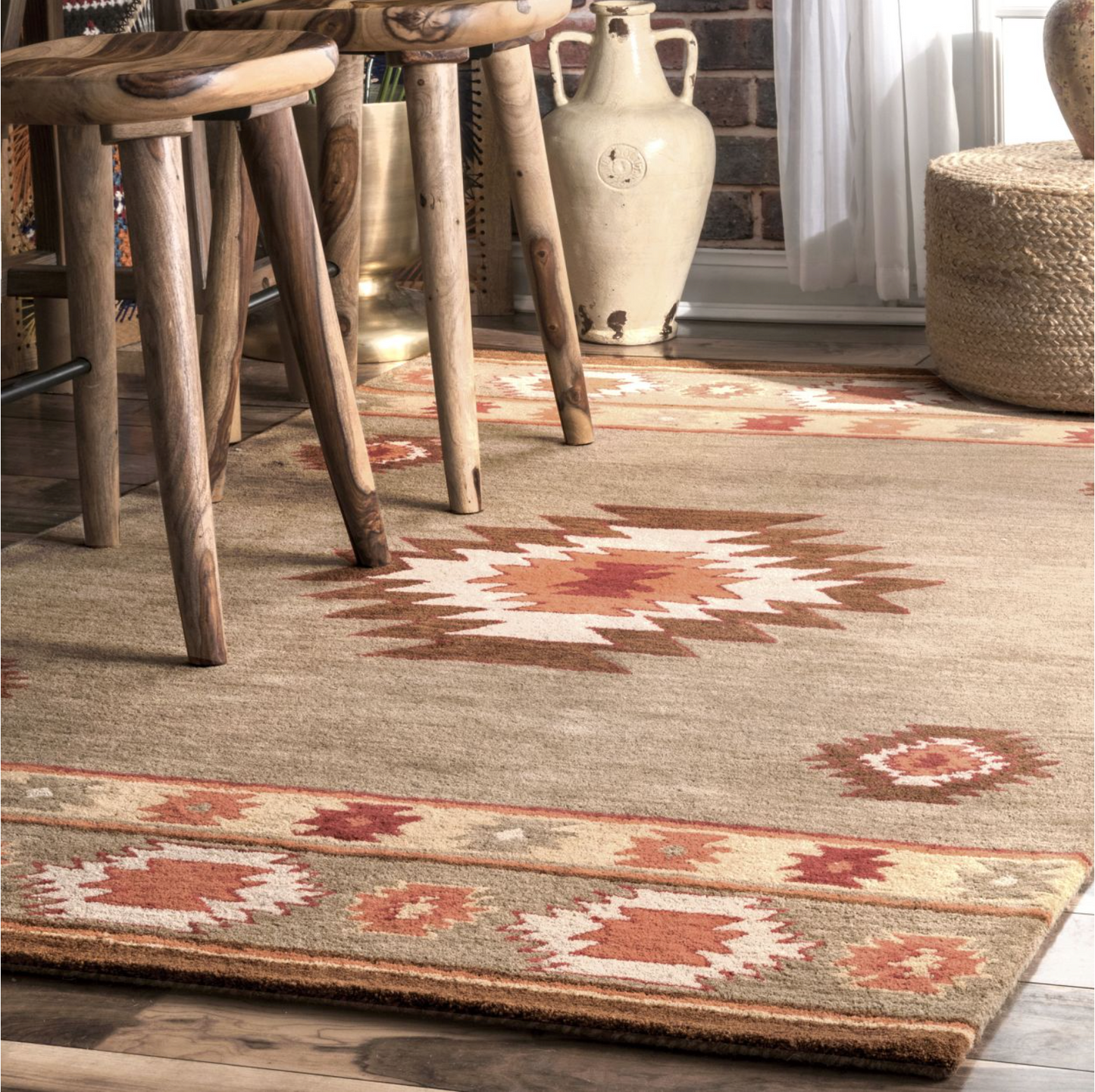 Sage Southwestern Area Rug