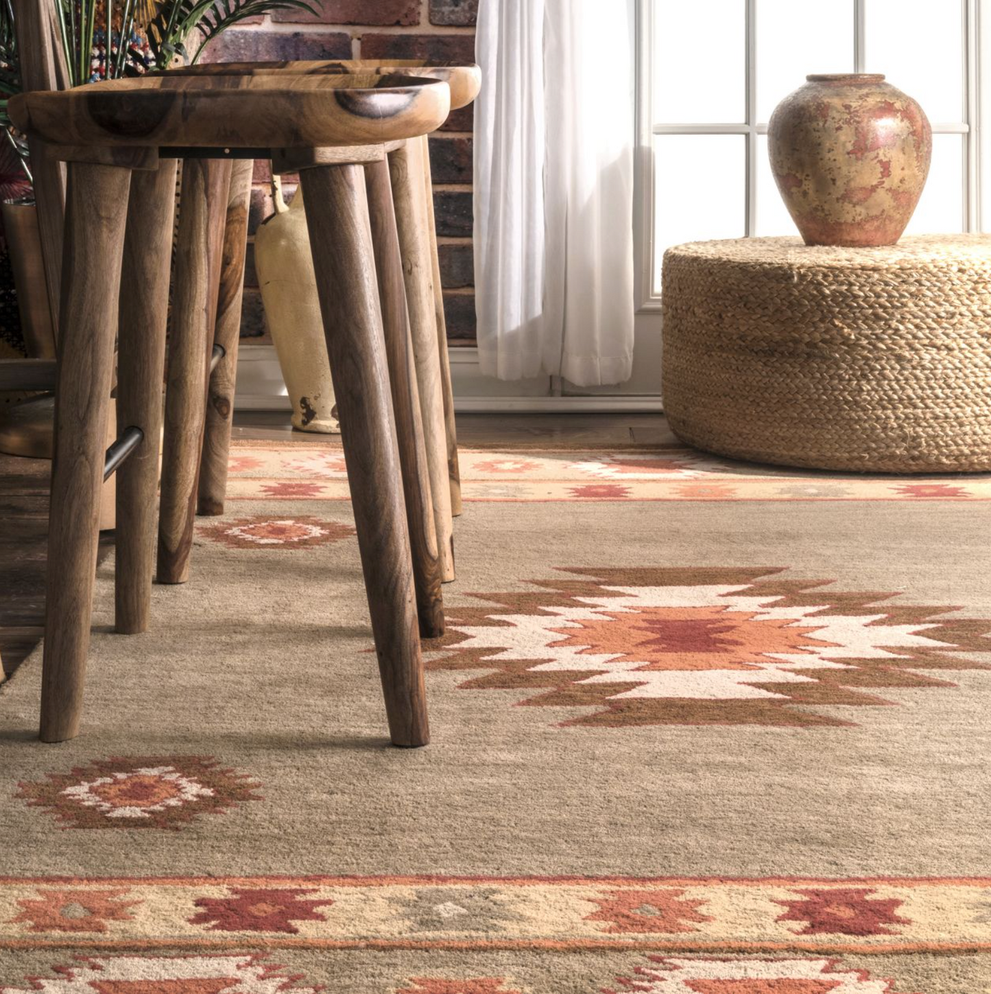 Sage Southwestern Area Rug