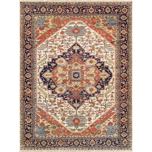 Serapi Hand-Knotted Wool Area Rug