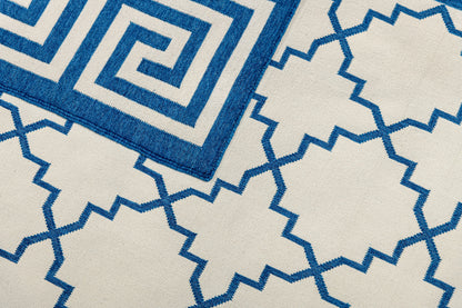 SHALIMAR – VINTAGE BLUE & OFF WHITE RUGS