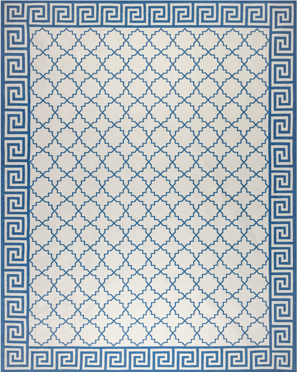SHALIMAR – VINTAGE BLUE & OFF WHITE RUGS