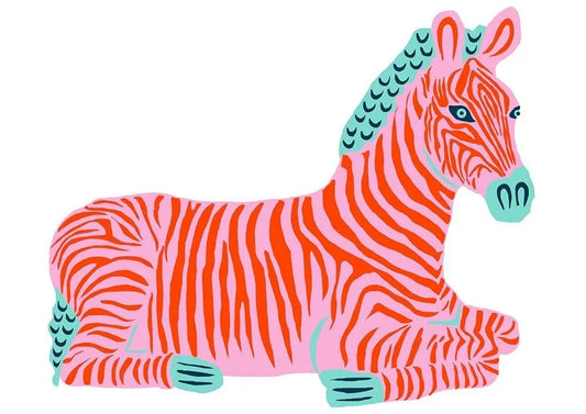 Zebra Exo Rug for Kids Room